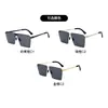 Óculos de Sol Masculino Estilo Novo Personalizado Aço Couro, Alta Qualidade, Alta Definição, Óculos Anti-UV, Proteção Solar, Moda Outdoor Atacado