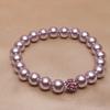 Pulseira de Pérola Natural de Concha Pulseira Simples de Contas Pulseira Feminina Variedade Opcional Enviar para Mãe Enviar para Namorada