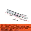 20 de Ancho 16 de Espesor Tres Secciones Doble Capa Riel Deslizante Dos Secciones Aleación de Aluminio Cajón Pequeño Montaje Lateral Tres Secciones Lineal Industrial Riel Guía Pequeño