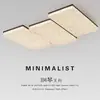 Luminária de Teto Minimalista Estilo Italiano Qiao Yu para Sala de Estar, Moderna e Simples com Sensação de Alto Padrão, Luz Principal Retangular Full-Spectrum de Proteção Ocular para o Hall