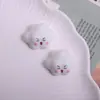 Miniatura de Resina Nuvem Fofa Expressão DIY Acessórios para Headwear Grampo de Cabelo Copo de Água Capa de Celular Patch Chaveiro Pingente