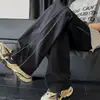 Calça Casual Patchwork Secagem Rápida Masculina Verão Fina Sensação Fresca Marca Americana Tendência Perna Reta Solta Bom Caimento Respirável Calça Esportiva
