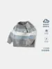 Tejido de Punto Rayado para Niños 2026 Nueva Colección Primavera y Otoño Suéter Suave para Bebé Apto para la Piel para Niños y Niñas Lindo Suéter con Cabeza de Conejo