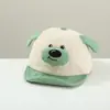 Gorra para bebé nueva primavera y verano 2025 sombrero infantil de ala suave lindo perro de dibujos animados coreano sombrero para el sol