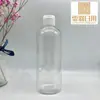 Botella Redonda Transparente de 500ml Botella con Tapa Flip Botella PET Botella de Muestra Botella para Champú Gel de Ducha Botella con Tapa Mariposa de 28 Dientes