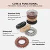 Conjunto Original Amazon Export de Elásticos de Cabelo para Telefone de Alta Versatilidade para Mulheres, Alta Elasticidade, Corda de Cabelo Grossa e Durável