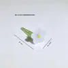 Zibo Mini Buquê de Flores Artificiais Esmaltadas Ornamento de Flor de Vidro Vaso Flor Preservada Artesanato Decoração de Mesa Presente