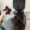 [Heroína de Drama Coreano] Lazo de Organza Coreana de Alta Calidad Tejido a Mano para el Cabello Lazo para el Cabello para Mujeres
