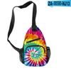 2021 Nuevo Estudiante Tie-Dye Impresión Digital 3D ins para Hombre y Mujer Bolso de Hombro de Tela Oxford Soporte al por Mayor