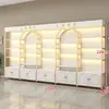 Prateleira de Cosméticos Display Rack Multicamadas Gabinete de Exibição de Produtos para Salão de Beleza Skincare Salão de Unhas Barbearia Gabinete de Exibição