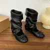 Botines de Moda Desmontables con Remaches para Mujer, Nuevo Estilo Verano 2026, Zapatos Mary Jane con Tacón Oculto, Sandalias de Moda de Doble Uso