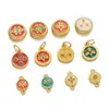 Aleación Cinco Vías Dios de la Riqueza Colgante Joyería DIY Ojo de Buda Colgante Gota de Aceite Estilo Tíbet Pulsera Collar Accesorios Mayoreo