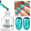 Esmalte en gel para uñas CAT EYE 18 colores transfronterizo con cuentas de cristal, efecto iluminador, nuevo gel de uñas serigrafiado de alta gama