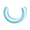 Flotador Rayado Portátil en Forma de Arco de Gran Flotabilidad para Juegos Acuáticos de Verano, Flotador Inflable de PVC Espesorado Ecológico para Adultos