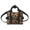 Bolso Pequeño Retro Estampado de Leopardo para Mujer 2026 Nueva Moda de Primavera Bolso Cruzado Bolso de Mano Casual Bolso Cuadrado Pequeño Versátil