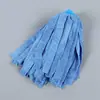 Mop de Fibra com Tiras Absorventes Substituíveis Mop de Uso Duplo Seco e Úmido Material de Limpeza Doméstica