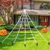 Decoração Triangular de Teia de Aranha para Halloween Festa do Festival Fantasma da Câmara Secreta Adereços Externos Aranha de Pelúcia Engraçada para Simulação