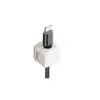 Organizador de Cables Magnético Almacenamiento de Cables de Datos Almacenamiento de Cables de Teléfono Móvil Cable de Carga Soporte de Almacenamiento Hebilla de Cable para Colgar en Escritorio/Pared