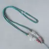 Suministro de fábrica cuerda para collar tejida a mano colgante de jade colgante de oro cuerda para colgar colgante ajustable