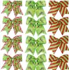 Decorações de Laço de Bolinhas de Natal Estilo Europeu e Americano Laço Acessórios de Natal Decoração de Caixa de Presente Decoração de Guirlanda de Árvore