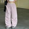 Calça Pantalona da Moda para Meninas Verão 2026 Novo Estilo Calças Largas Soltas Infantis Estilosas Versáteis Casuais para Meninas Pequenas Tendência