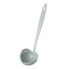 Colher de palha de trigo laranja criativa para casa, colher de sopa, coador two-in-one, cabo longo, plástico, colher grande, utensílios de mesa, colher para hot pot