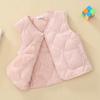 Chaleco de Algodón con Forro de Felpa para Niños, Chaleco Grueso Cálido de Invierno para Niños y Niñas, Chaleco para Bebé de Otoño e Invierno, Ropa para Bebé Clase A