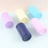 En stock de fábrica Botella gotero con cabeza de goma color macarrón de 40 ml Botella de vidrio de color para aceite esencial Solución madre de esencia dividida en botellas