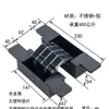 Bisagra tridimensional ajustable de acero inoxidable 304 de alta resistencia Shengang, bisagra oculta, bisagra de cruz invisible oculta