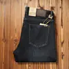 Nuevos Jeans Rectos Sueltos para Hombre Otoño e Invierno 2025 Estilo de Cinco Bolsillos Cómodos y Versátiles Microelásticos Gruesos Pantalones de Hombre para Otoño