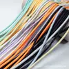 Cordón de 4 mm de Fábrica de Origen, En Stock Envío Directo, Cuerda Trenzada Colorida, Cuerda Redonda, Accesorios para Ropa y Zapatos