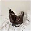 Bolso Cruzado Informal Tipo Dumpling 2026 Nuevo Estilo Moda Simple Alta Apariencia Color Sólido Tendencia Nicho Viaje Diario Bolso de Hombro Único