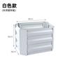 Cajas de Flores Galvanizadas Multiespecificación para Balcones de Patio, Jardineras Rectangulares, Cajas de Plantación de Vegetales para Valla Exterior, Cajas de Flores Estilo Pastoral