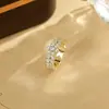 Anillo Brillante de Circonita Cúbica, Joyería de Nicho de Alta Gama, Anillo Ajustable Versátil de Moda Más Vendido 2026