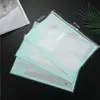 Camiseta interior de fondo de otoño e invierno, bolsa de plástico Ziplock, bolsa de embalaje para ropa de PE de alta permeabilidad, bolsa con cremallera transparente esmerilada engrosada