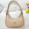 Textura de Moda Francesa 2026 Verano Nuevo Casual Decoración de Moño Estilo Retro para Mujer Bolso de Hombro Único Bajo el Brazo Mujer