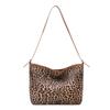 Europa y Estados Unidos bolso de gran capacidad de un solo hombro con estampado de leopardo para mujer 2025 nuevo primavera estudiantes universitarios clase commuter bolso tote transfronterizo