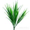 Césped Artificial Plástico para Manualidades Césped Falso 7 Picos 70 Hojas Manojo de Césped Simulado Decoración de Interiores Hojas Verdes Simuladas Flores Simuladas