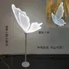 Accesorios para Bodas Alas de Mariposa Brillantes Colgante Decoración de Techo Araña de Boda Pasarela Hierro Forjado Guía de Camino Adornos