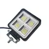 Luz de Trabajo Cuadrada para Coche Nuevo 192W Alta Potencia Luz de Conducción para Camión Luz para Vehículo Todoterreno Foco para Excavadora