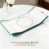 Venta Directa de Fábrica Doble Apertura Terciopelo Múltiple Almacenamiento de Joyas Caja de Regalo Perla Caja de Empaque para Joyas Collares