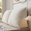 Almofada de encosto grande de veludo cotelê, bolsa macia para cabeceira, almofada de tatame para sofá, almofada para encosto, cama de solteiro, removível e lavável