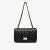 Bolso de mujer 2022 nueva moda estilo Chanel bolso rombos bolso con cadena al hombro bolso bandolera de mujer bolso clásico europeo y americano para mujer