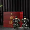 Botella de Vino Vacía de Cerámica, Doble Dragón Creativo Jugando con una Perla, Jarra para Licores, Tarro de Vino Sellado para el Hogar, Botella de Vino Decorativa