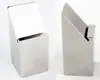 Suporte de Cartão de Mesa em Aço Inoxidável Pegador de Comida para Buffet Suporte de Exibição de Etiqueta de Comida Cartão de Lugar de Mesa de Hotel Nome