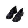 Nuevos Zapatos de Cuero de Suela Gruesa con Punta Redonda, Aumentadores de Altura, Versátiles para el Trabajo, Estilo Retro Británico, para Mujer, Otoño e Invierno 2026