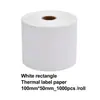 Papel Adhesivo Térmico de Color para Etiquetas, Papel Circular