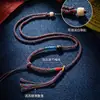 Cordón para Colgante Estilo Tíbet, Collar Trenzado de Hilo de Algodón Retorcido a Mano, Cuerda para Colgar Thangka Amuleto de Buda, Cadena para Suéter Unisex, Diseño Original, Hecho a Mano
