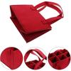 Ventas Directas de Fábrica bolsa de fieltro para vino negocio bolso de mano de festival publicidad regalo de vino bolsa de almacenamiento logo