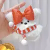 Colgante Popular de Peluche Chirriante Llavero Lindo Gatito Adorno Colgante Muñeco de Máquina de Garra Juguete de Peluche